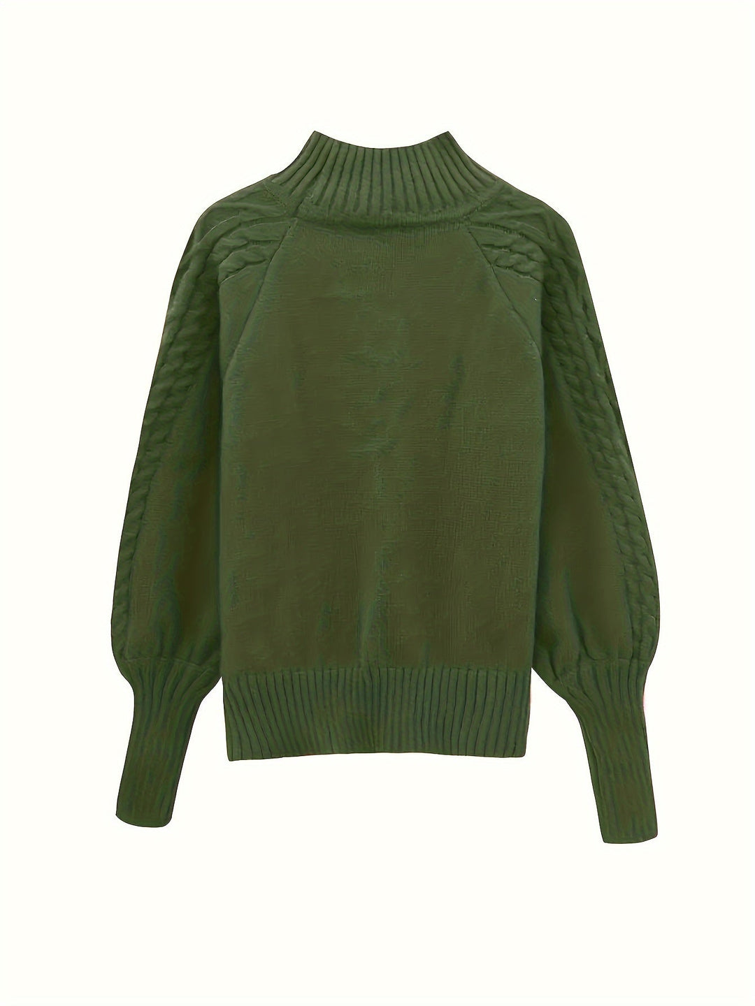 Eloise | Tekstureret Halv-Krave Sweater