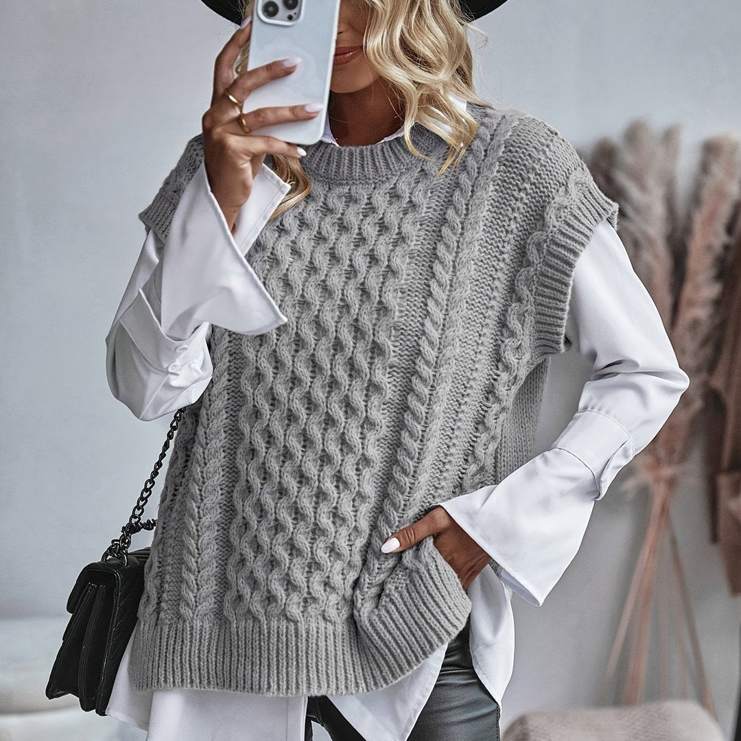 Bridget | Cozy Cable-Knit Sweater Vest