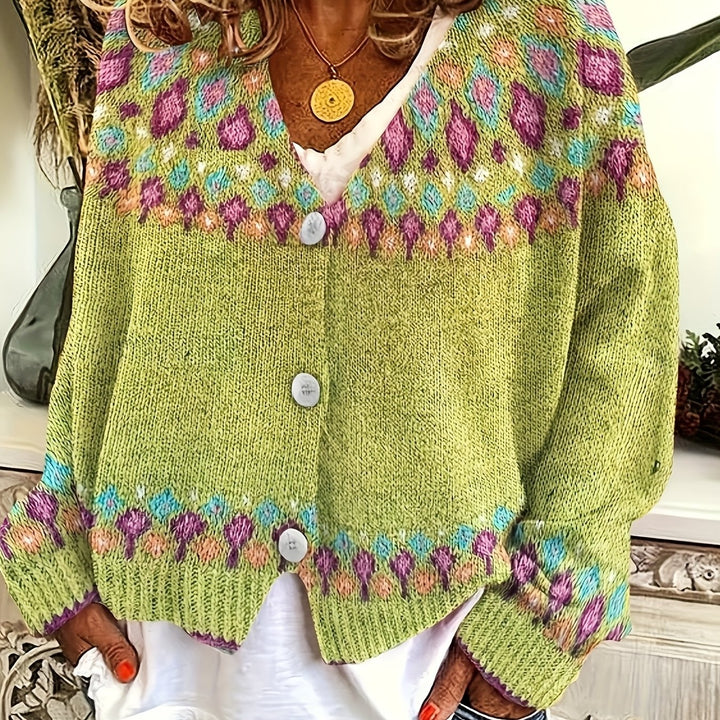 Esme | Nordisk Mønstret Cardigan