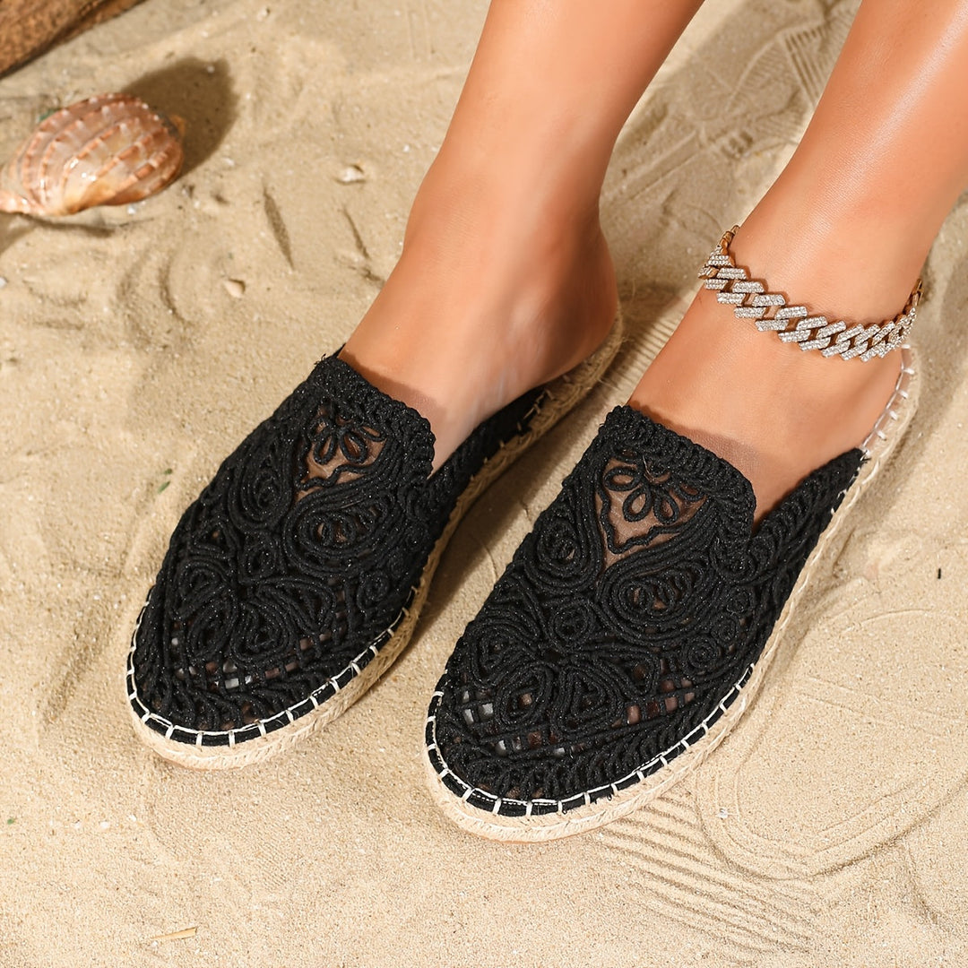 Bonnie | Vævede Slip-On Mules