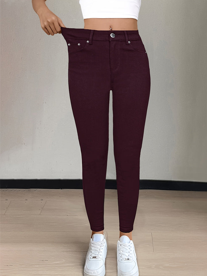 Sylvie | Højtaljede Skinny Jeans