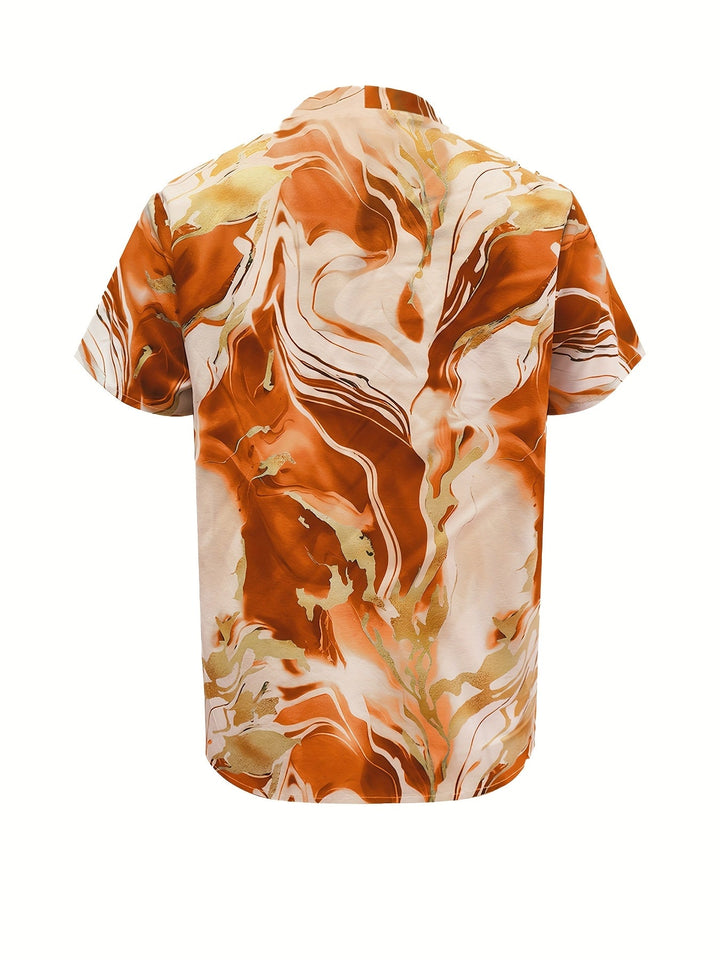 Joanna | Kunstnerisk Swirl-Print Bluse