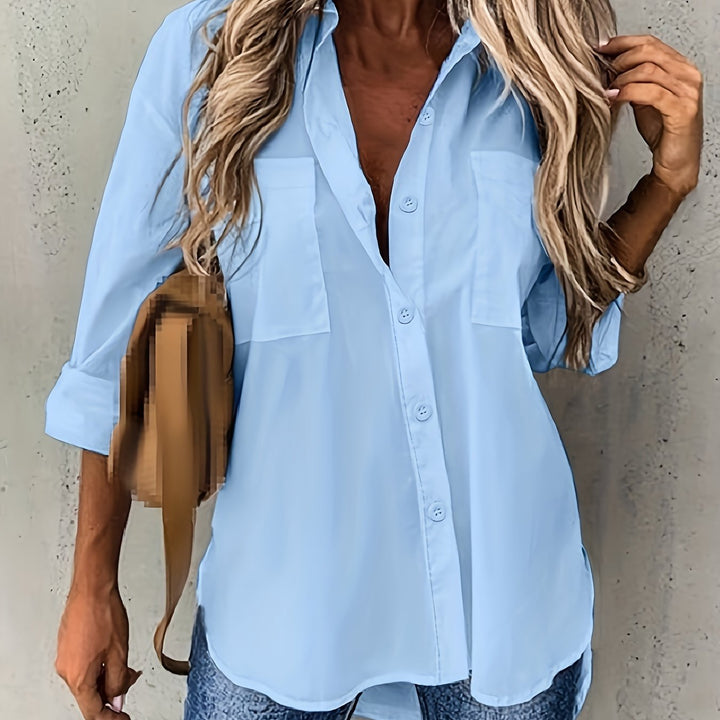Naomi | Afslappet Button-Up Skjorte