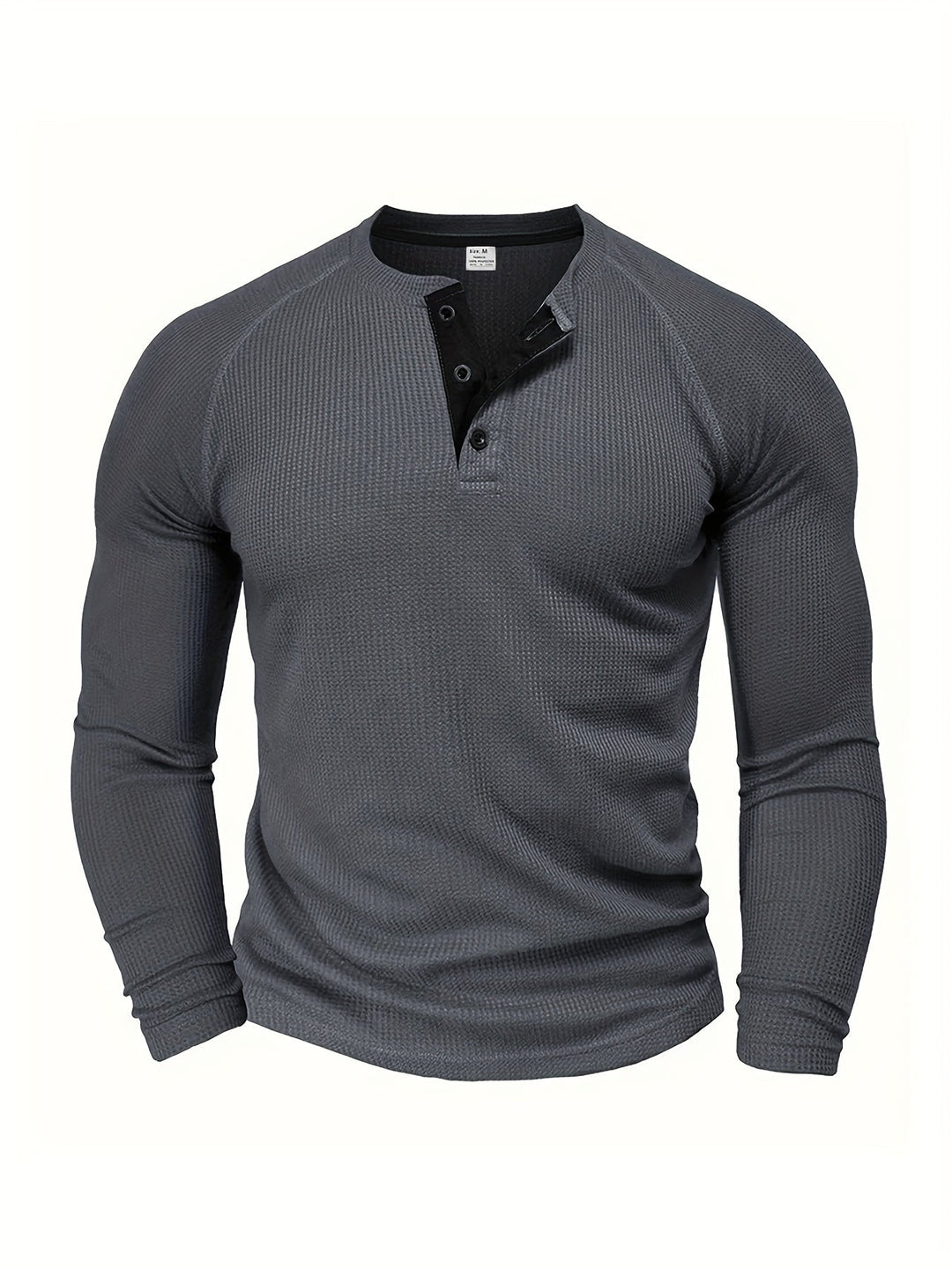 Graham | Klassisk Button Henley Skjorte
