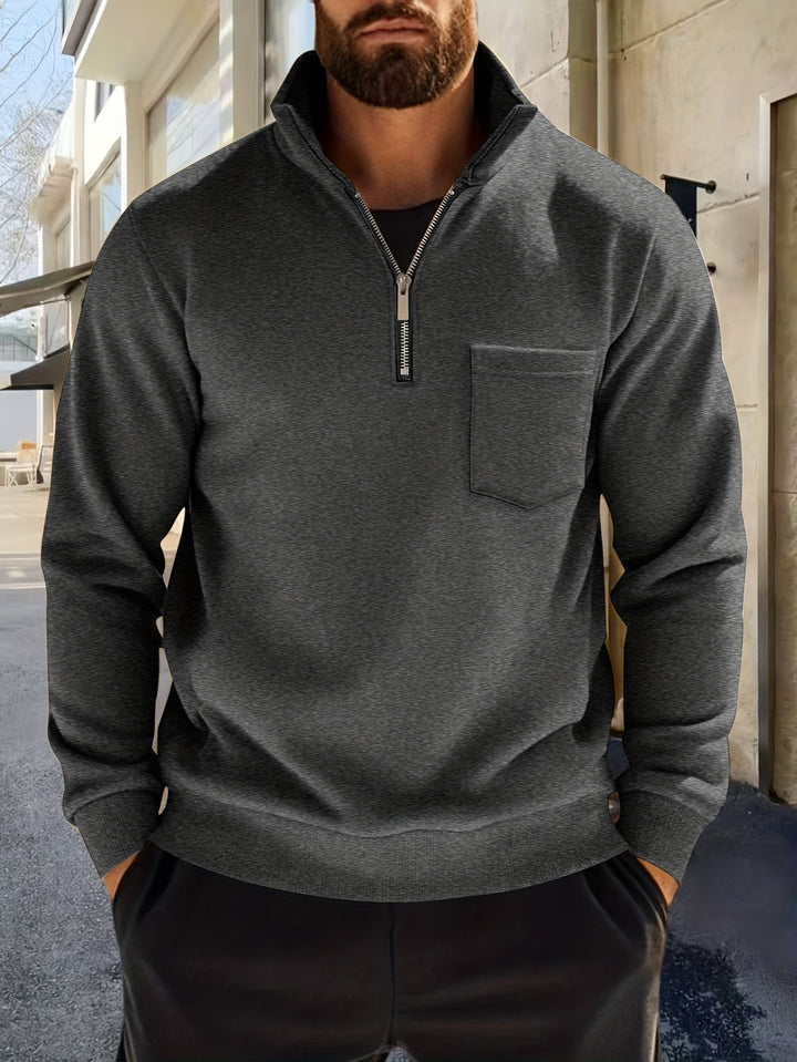 Emmett | Raffineret Half-Zip Pullover