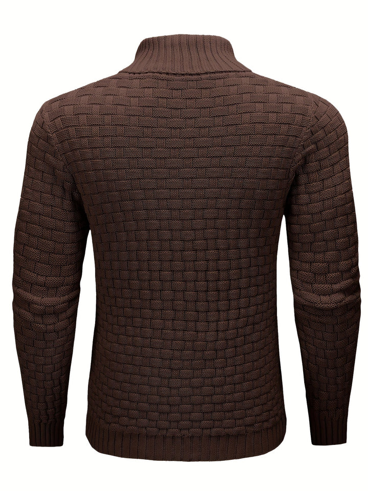 Alistair | Tekstureret Skulderkrave Sweater