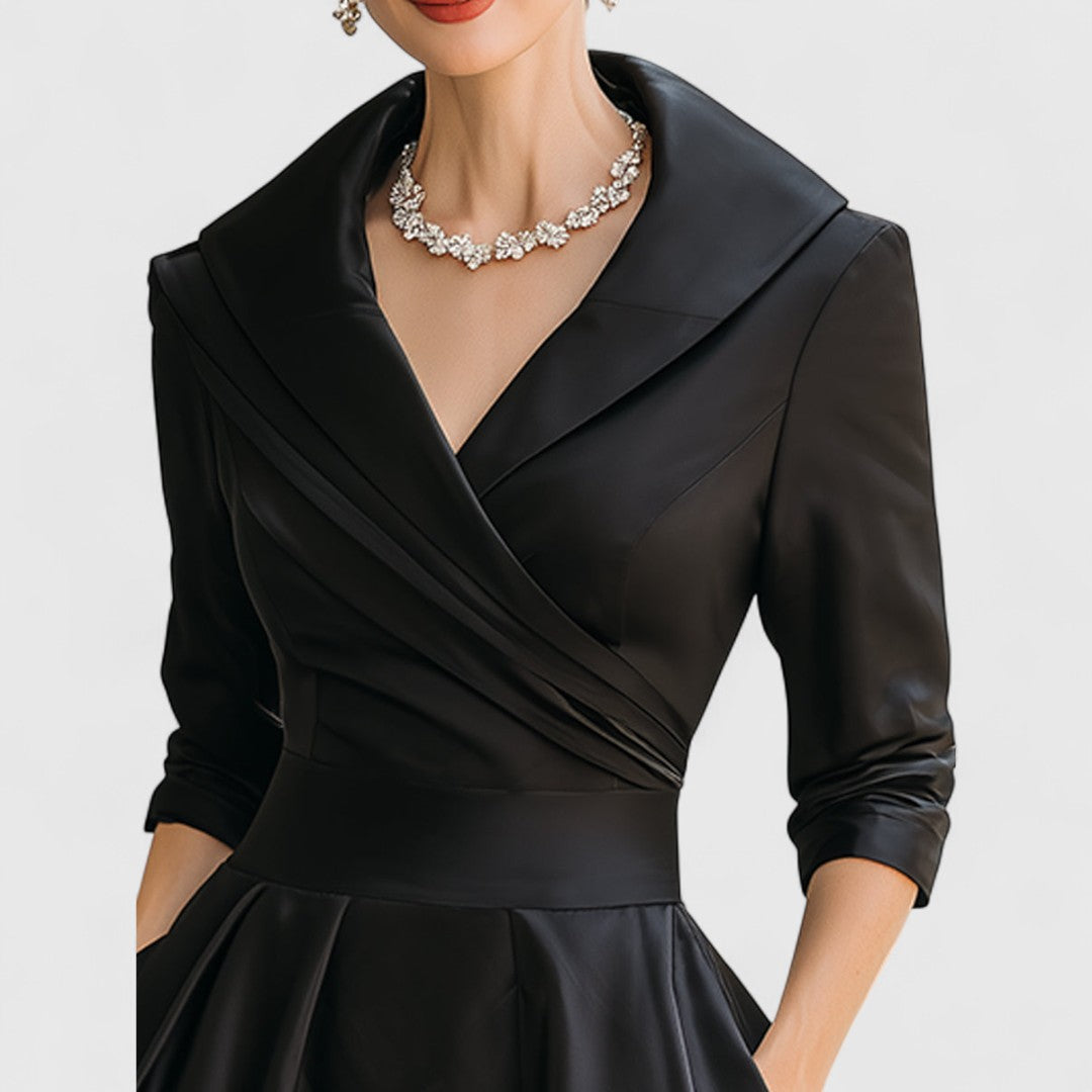 Ashley | Graceful Silhouette Midi Kjole