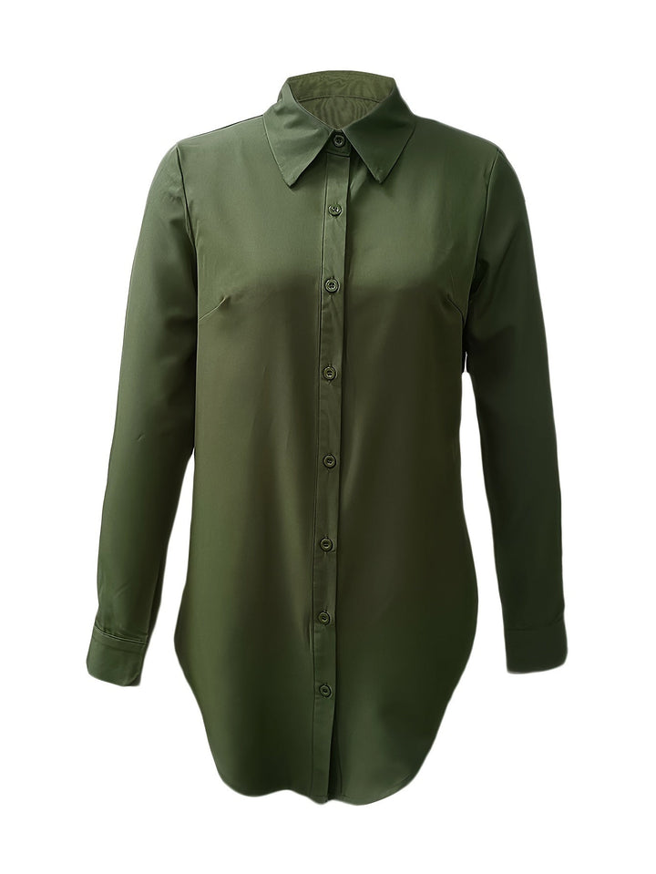 Quinn | Raffineret Knap-Front Bluse