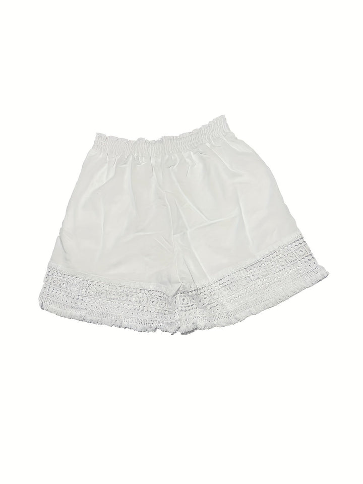 Rosmarin | Lace-Trim Papirpose Shorts