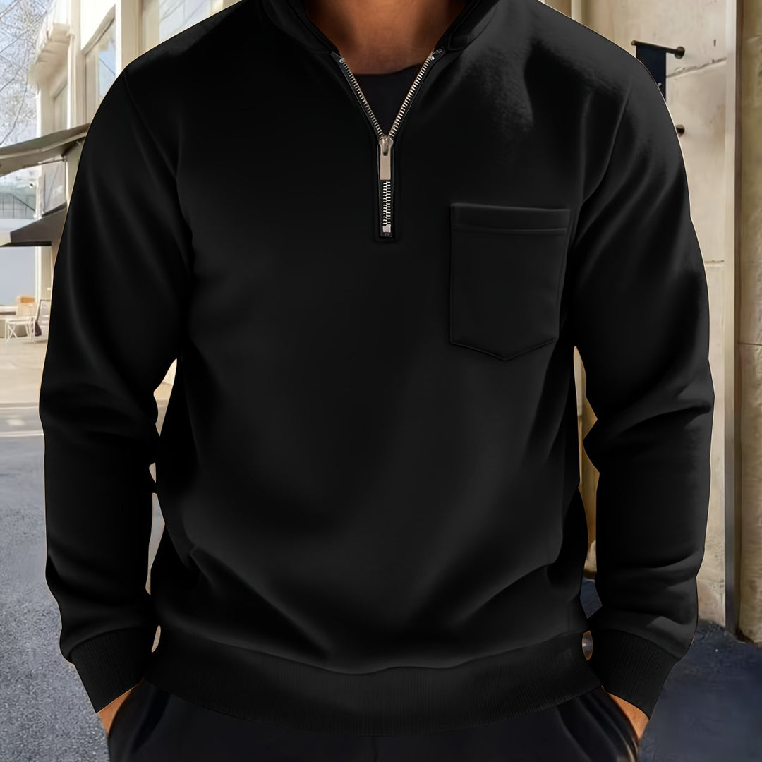 Calvin | Raffineret Half-Zip Pullover