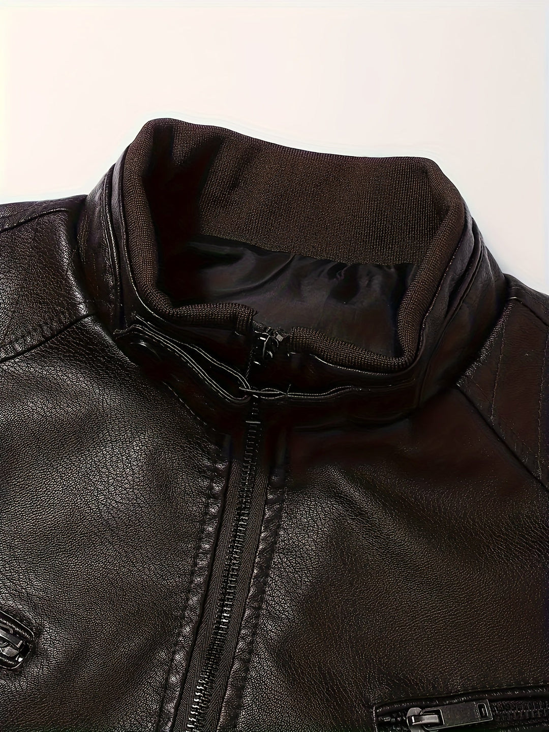 Tobias | Klassisk Stand-Collar Moto Jakke