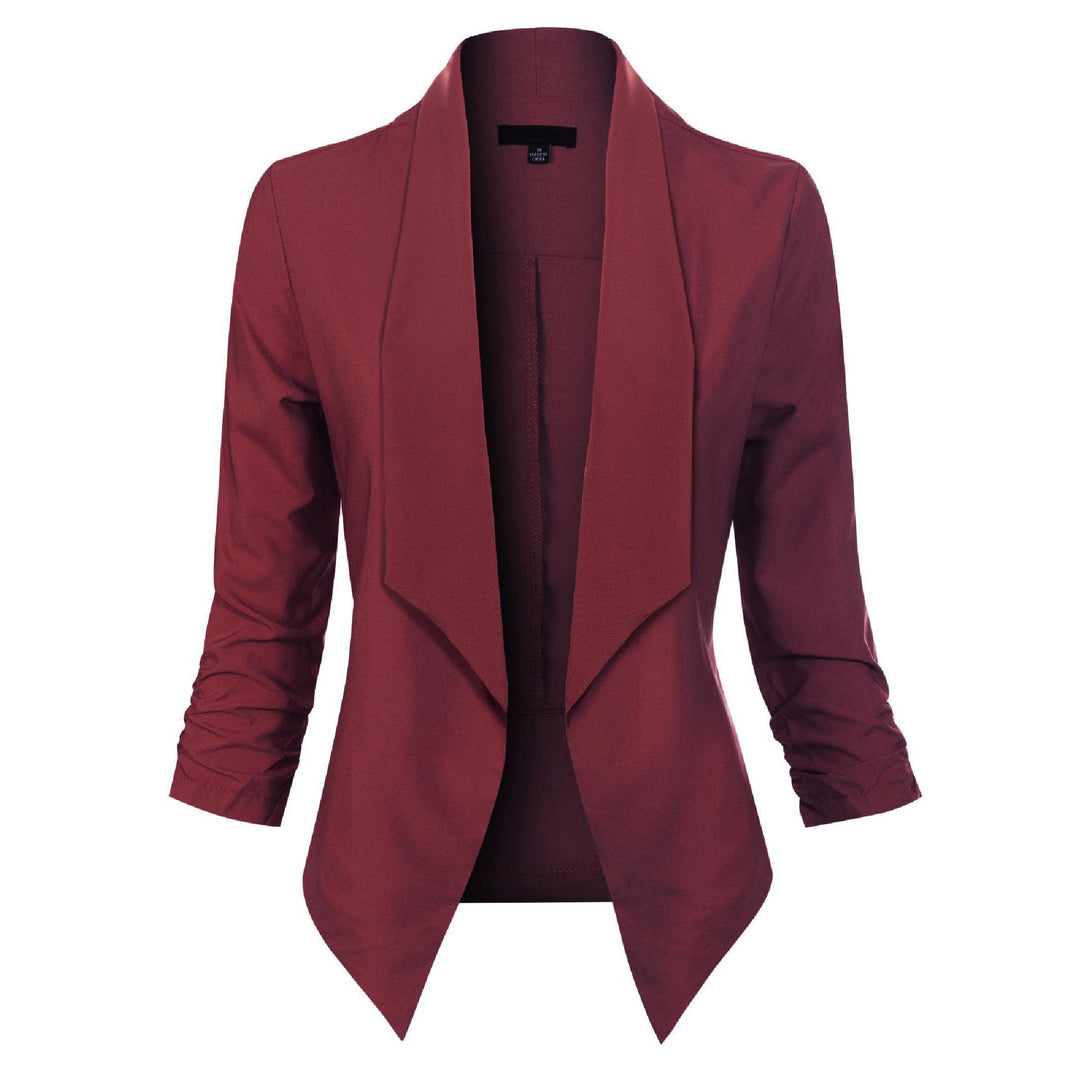 Penelope | Åben-Front Draperet Blazer