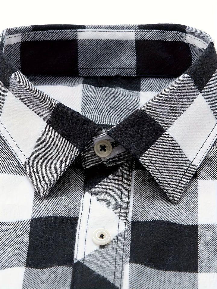 Miles | Klassisk Tjekket Flannel Skjorte