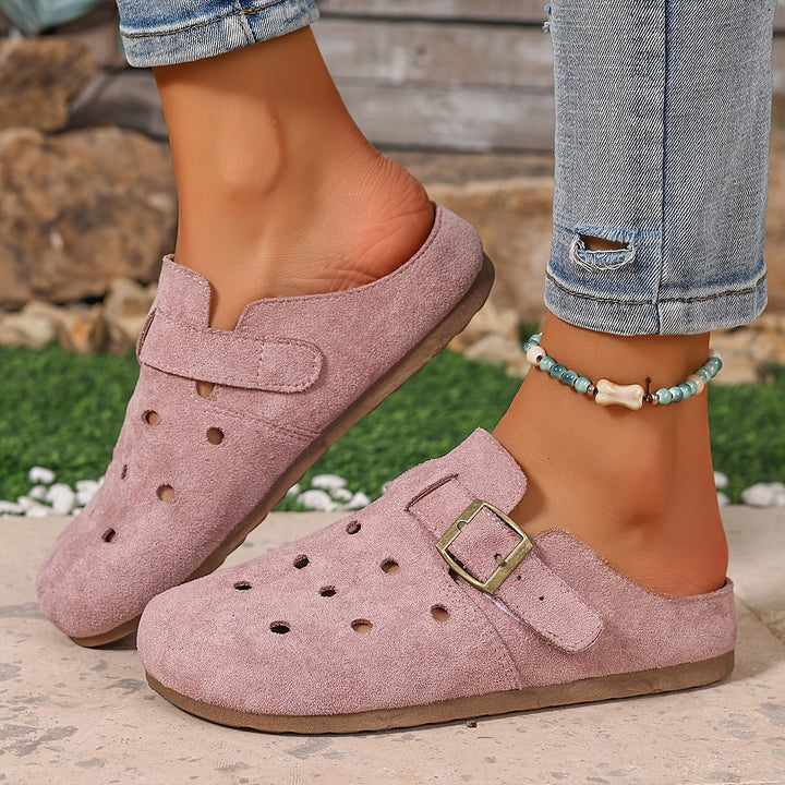 Marion | Spænde-Detalje Slip-On Træsko