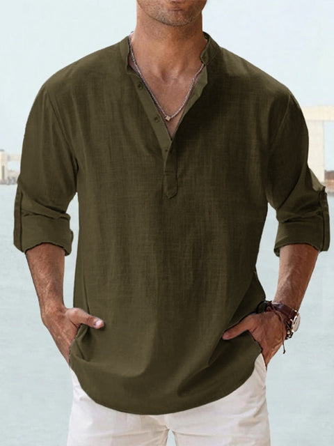Austin | Åndbar Button-Up Skjorte