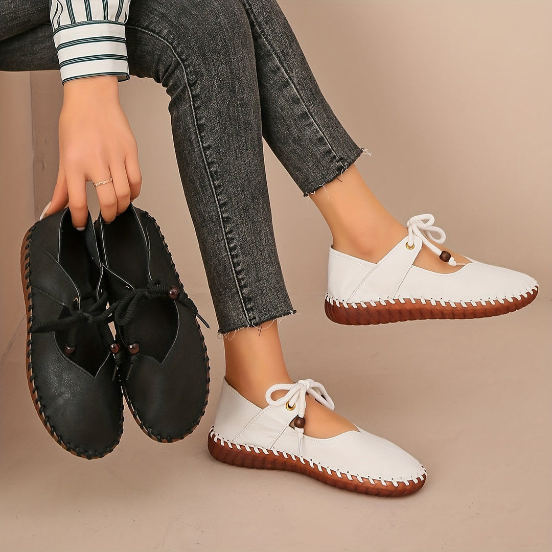 Annette | Håndlavede Snørebånd Flats