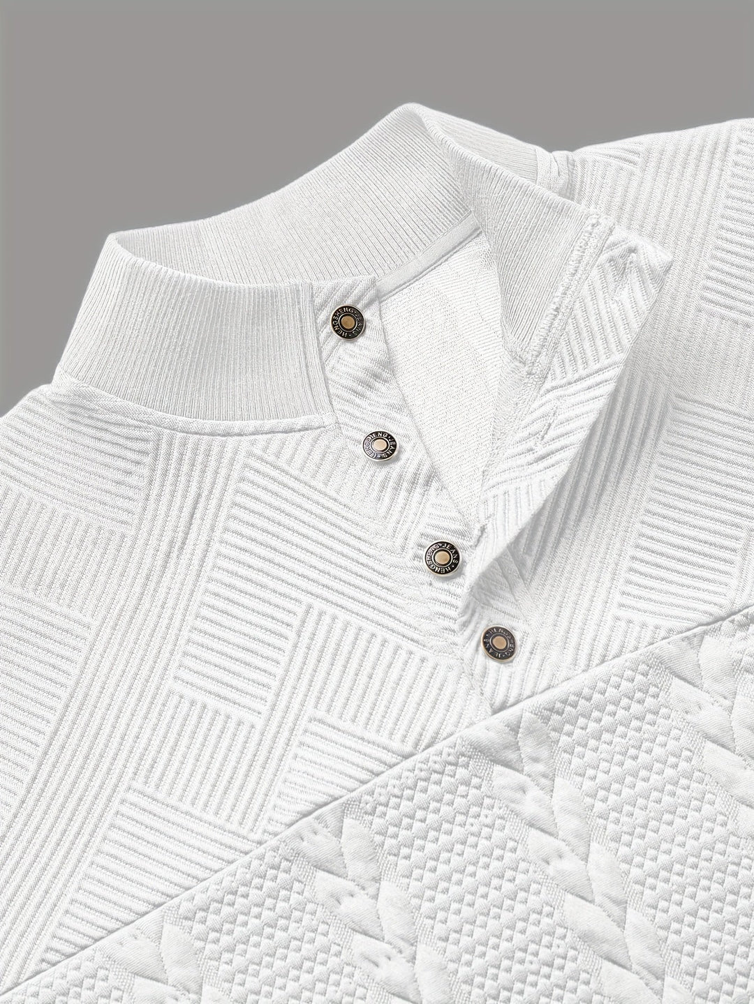 Sterling | Tekstureret Stand-Krave Pullover