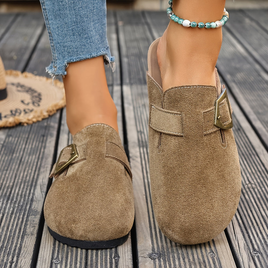 Winona | Slip-On Mules med Spænde Detalje