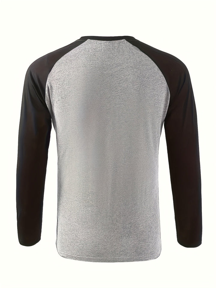 Trevor | To-farvet Raglan Langærmet Top