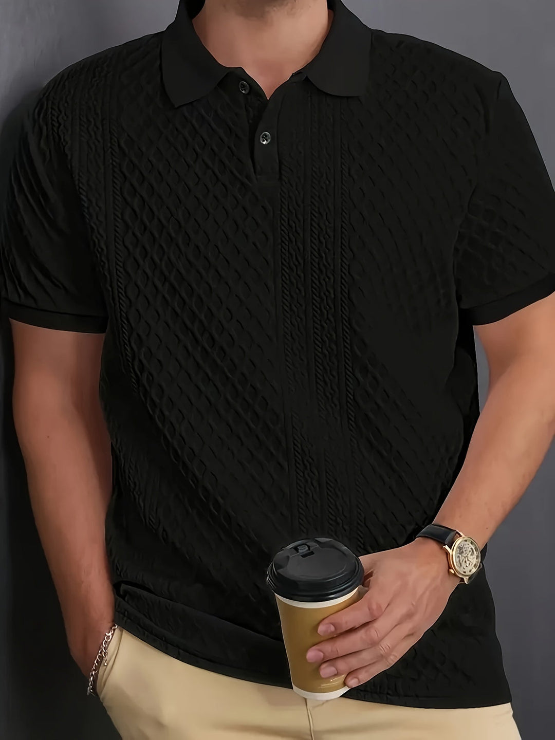 Nathaniel | Raffineret Tekstureret Polo