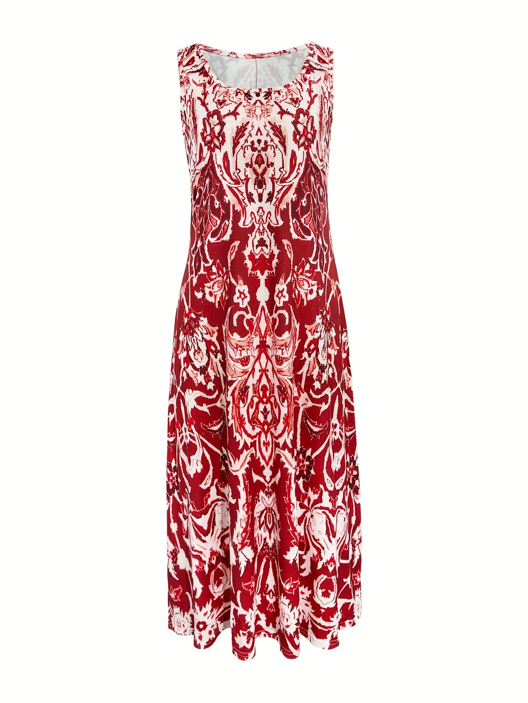 Odette | Flydende Blomster Maxi Kjole