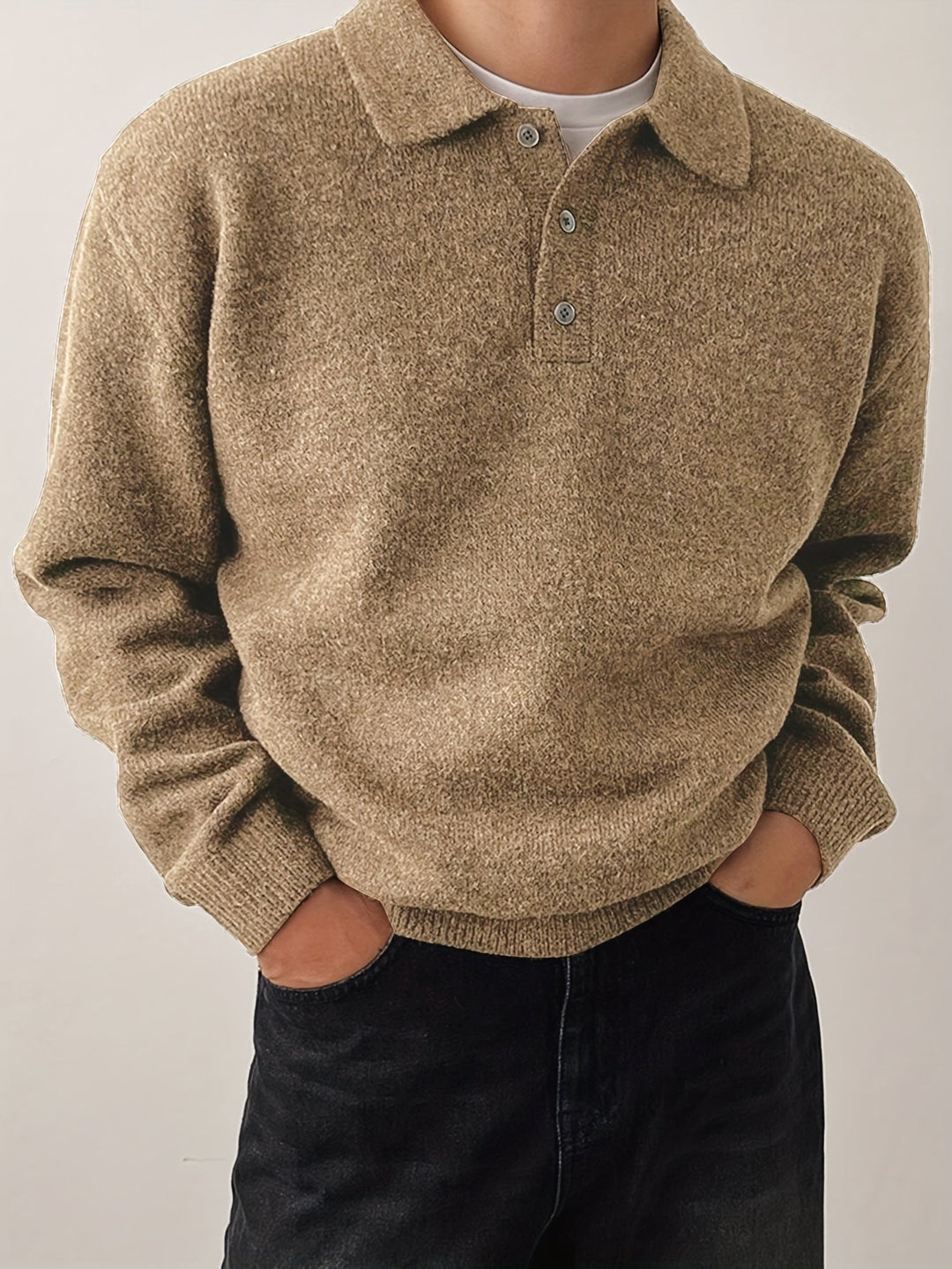 Landon | Raffineret Polo Krave Sweater