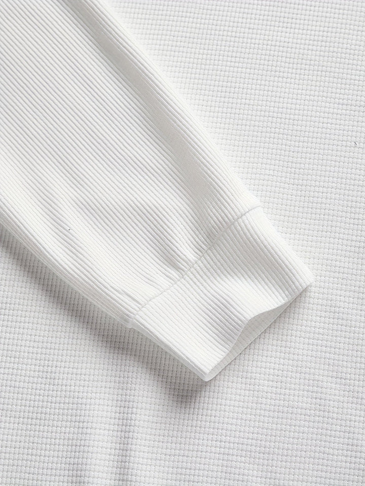 Aaron | Tekstureret Elbow-Patch Pullover