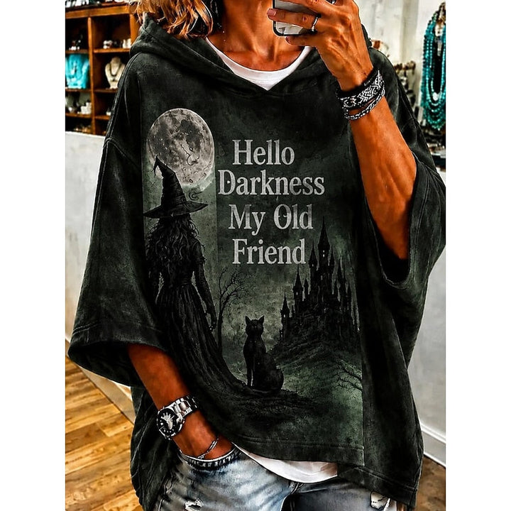 Esme | Halloween Grafisk Hætte Hoodie