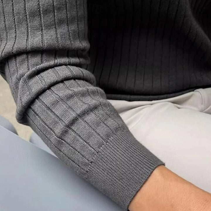 Theo | Ribbede Henley Sweater