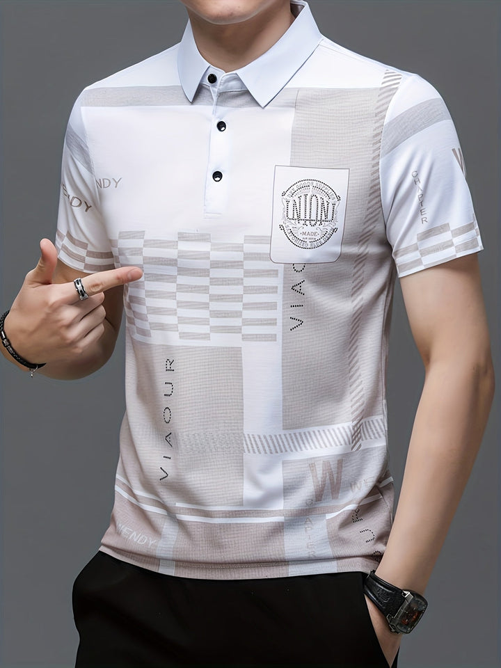 Nathaniel | Raffineret Colorblock Polo Shirt