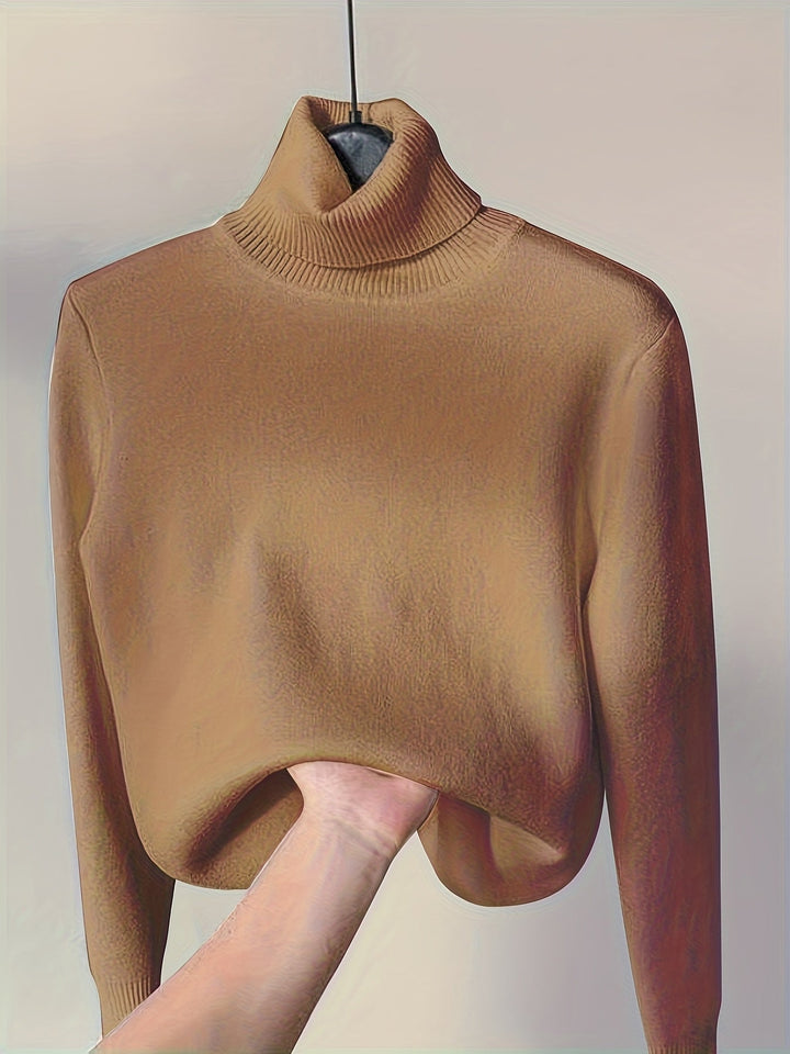 Selena | Cozy Lined High-Neck Sweater