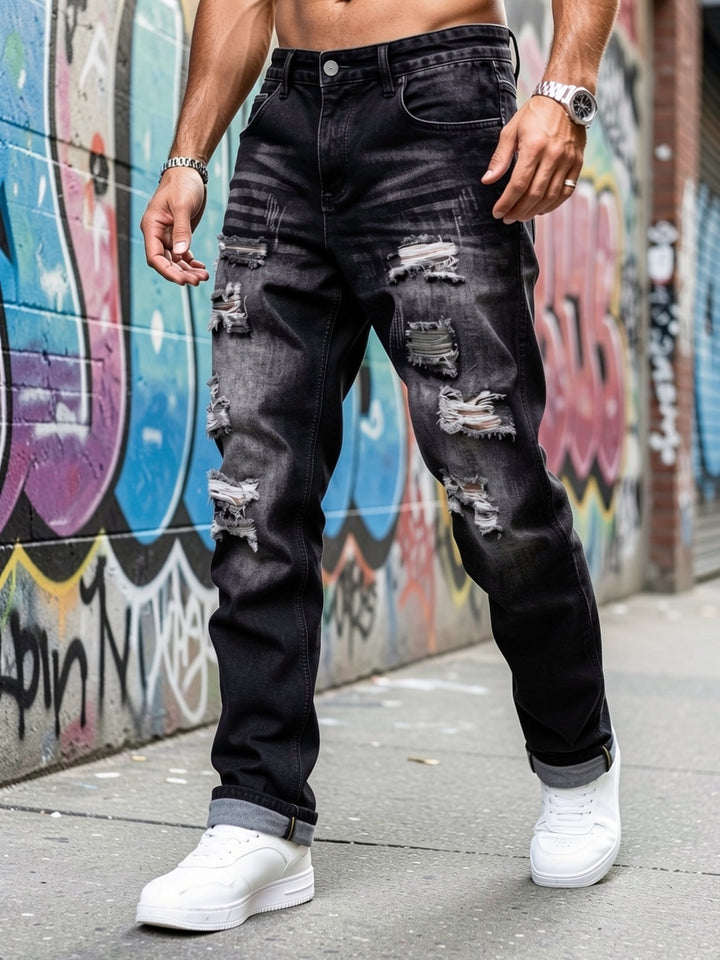 Caleb | Robust Straight-Leg Jeans