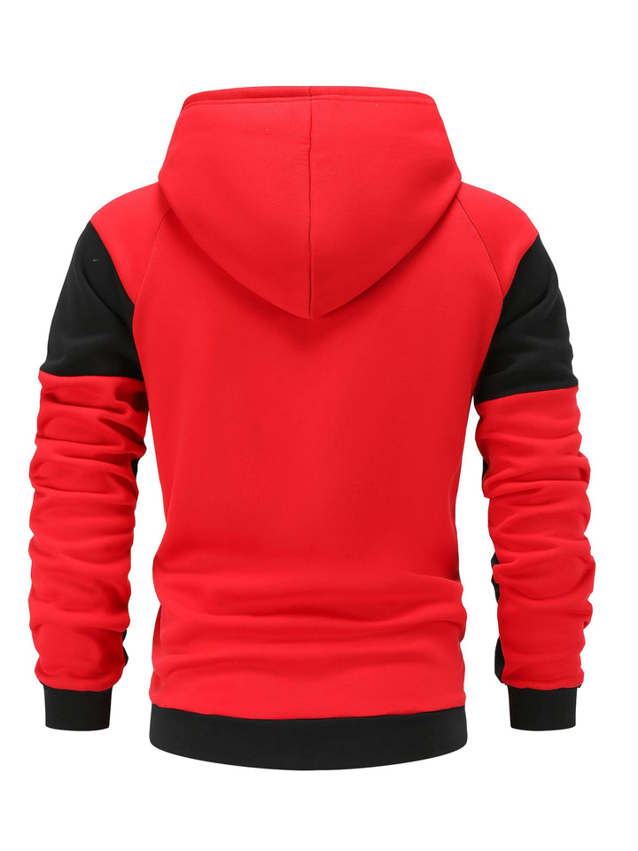 Bryce | Farveblok Zip-Up Hættejakke