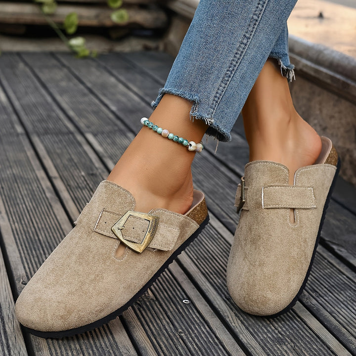 Winona | Slip-On Mules med Spænde Detalje