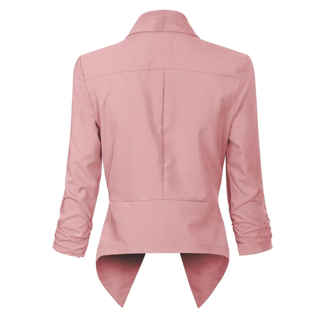 Penelope | Åben-Front Draperet Blazer