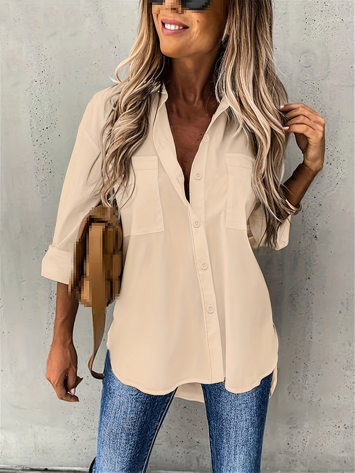 Naomi | Afslappet Button-Up Skjorte
