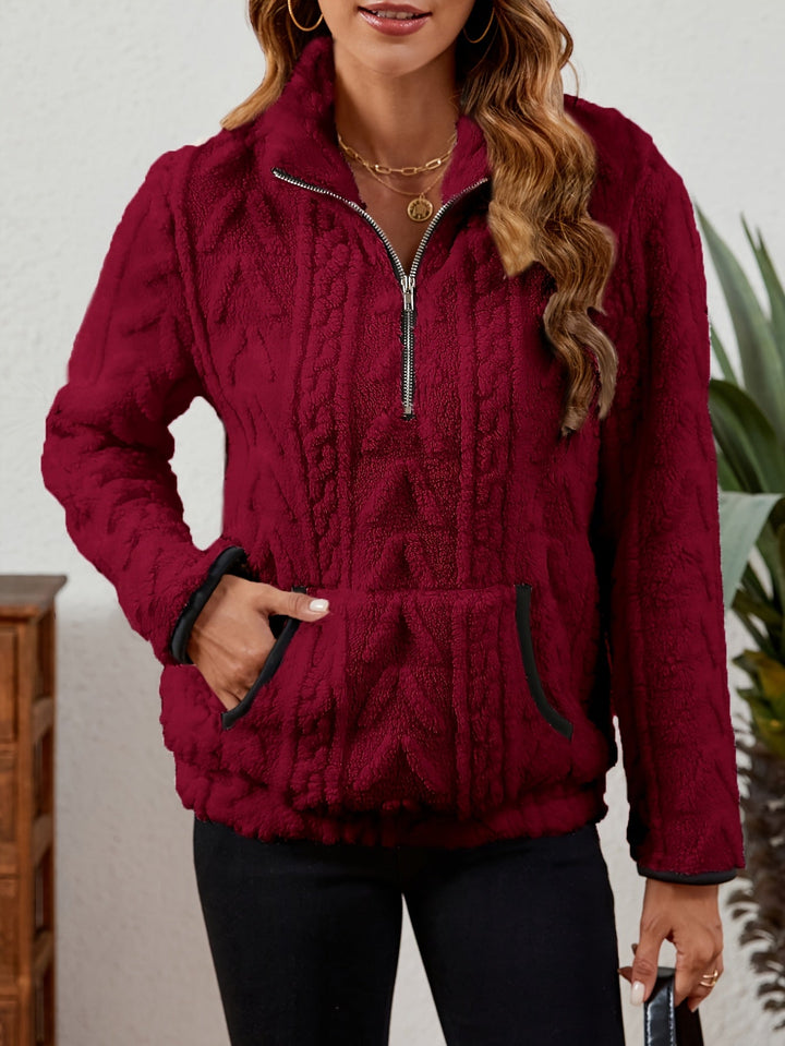 Delilah | Cozy Half-Zip Pullover