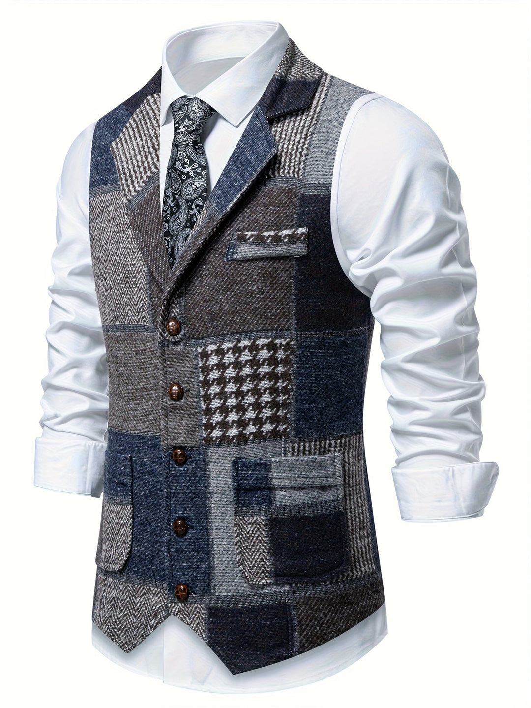 Tobias | Patchwork Skræddersyet Vest