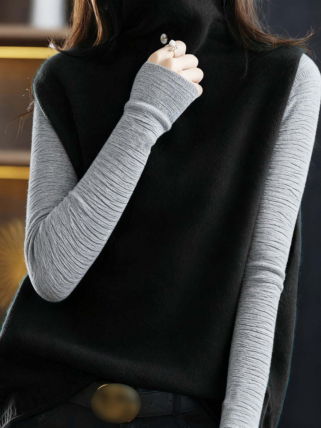 Giselle | Raffineret Højhalset Vest