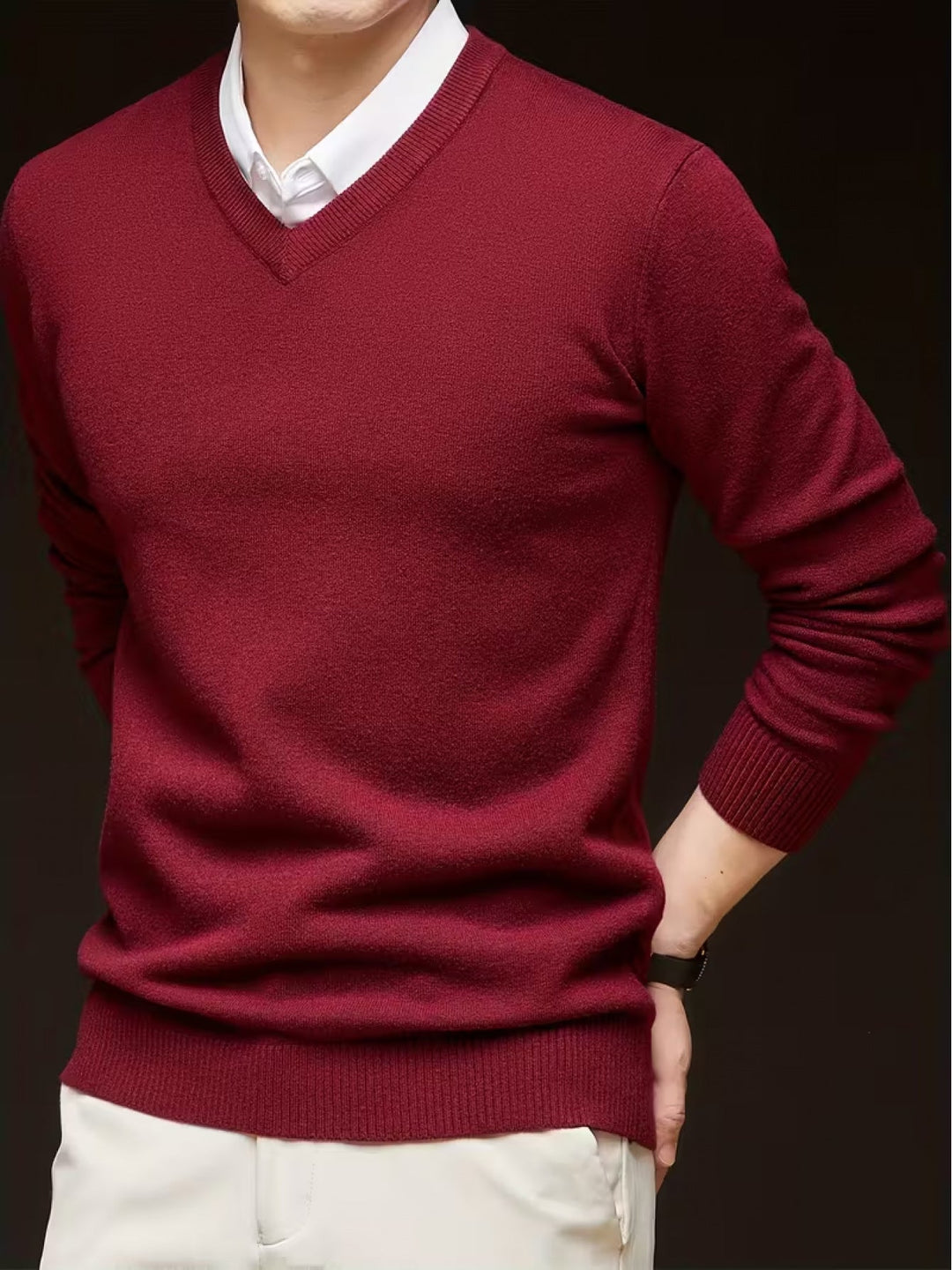 Ellis | Raffineret V-Hals Sweater