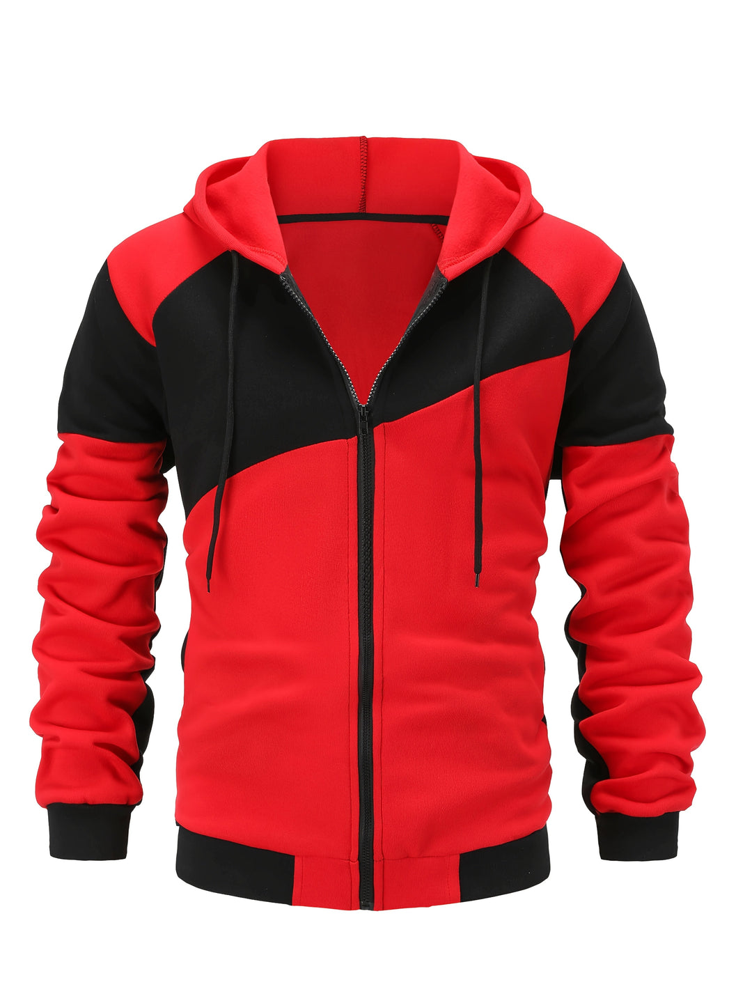 Bryce | Farveblok Zip-Up Hættejakke