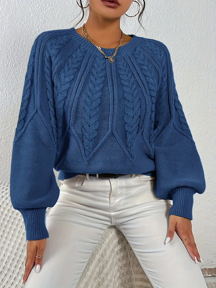 Eleanor | Afslappet Kabelstrik Sweater