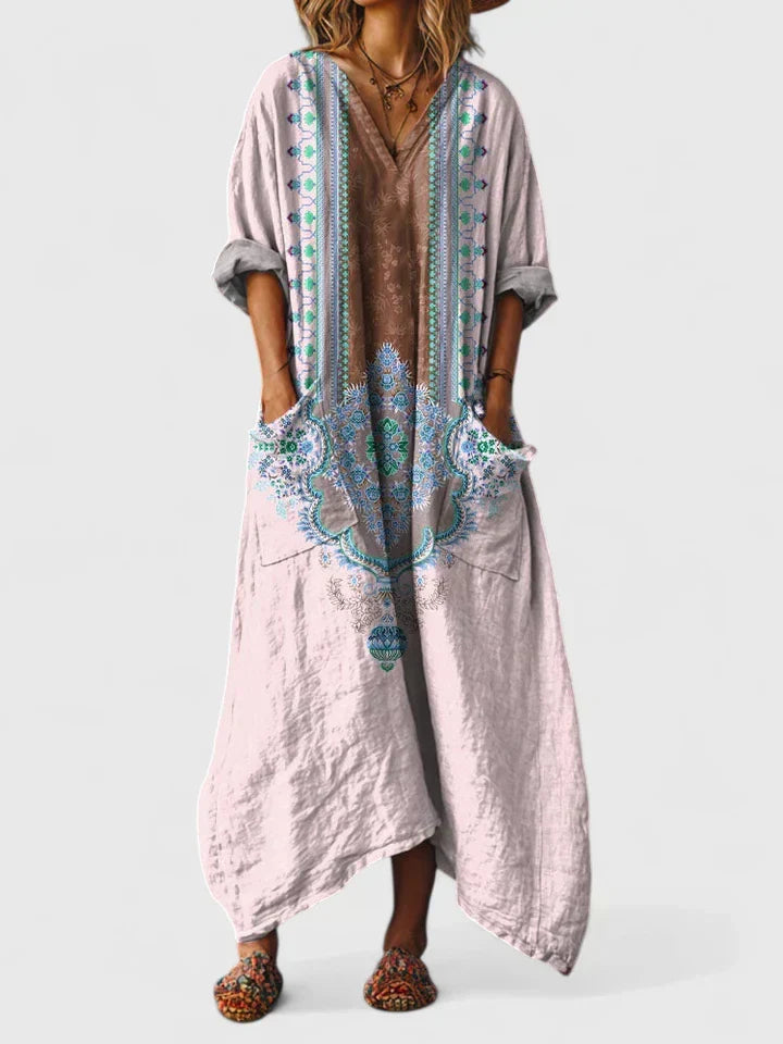 Aurora | Elegant Oversize Lommer Kjole