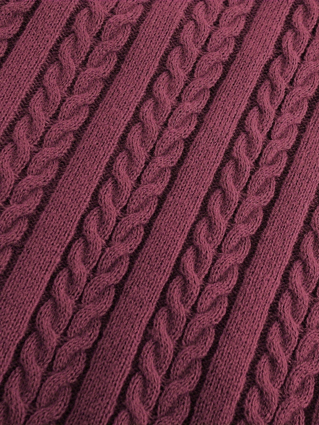 Gideon | Kabelstrikket V-hals Sweater Vest