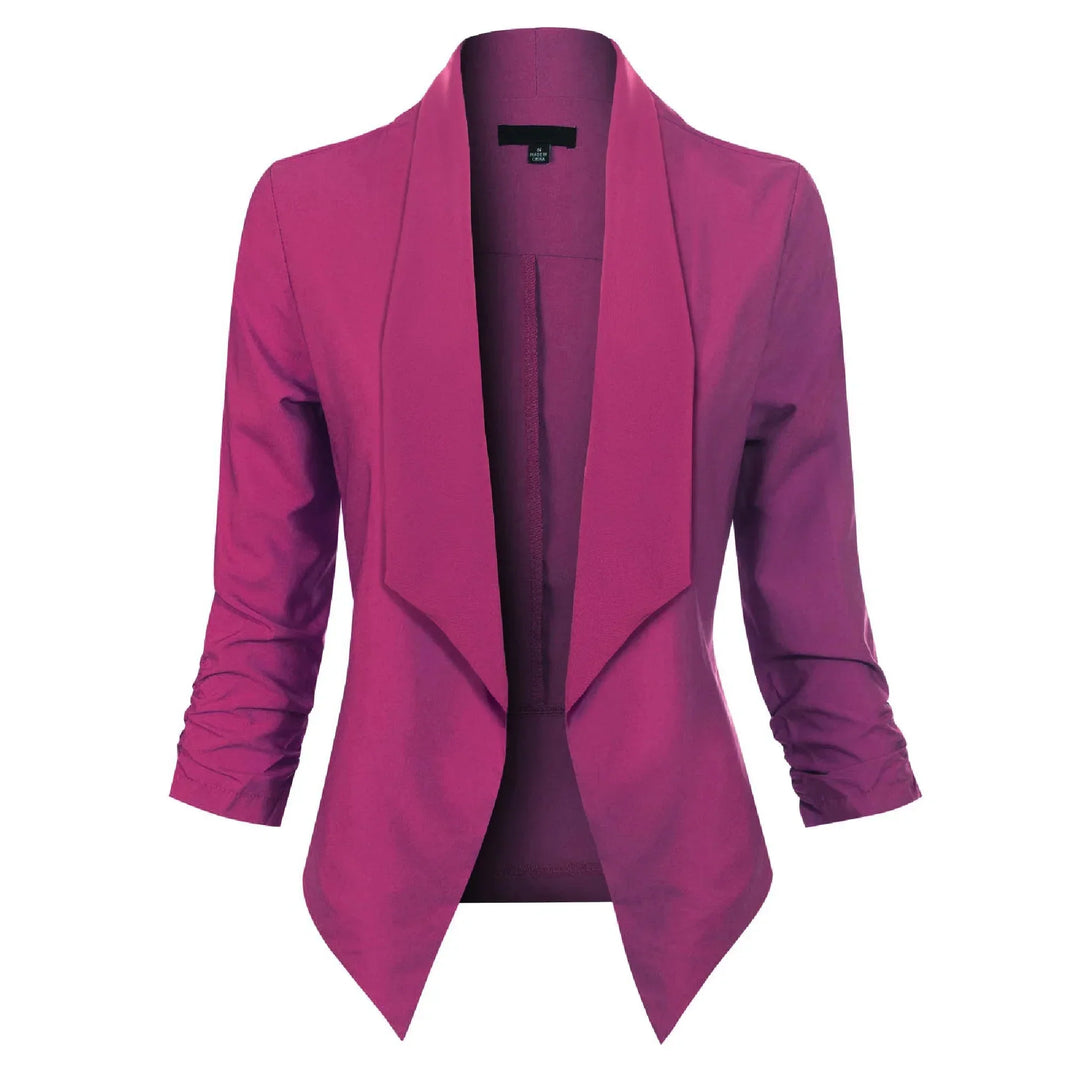 Penelope | Åben-Front Draperet Blazer