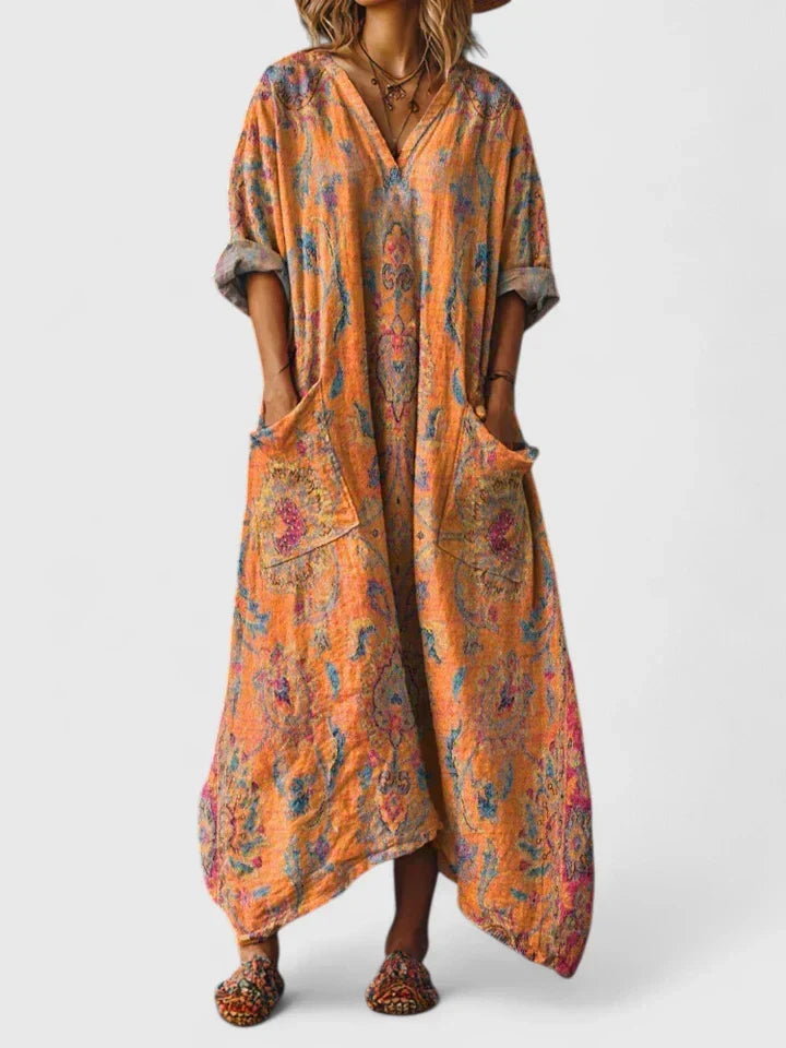 Aurora | Elegant Oversize Lommer Kjole