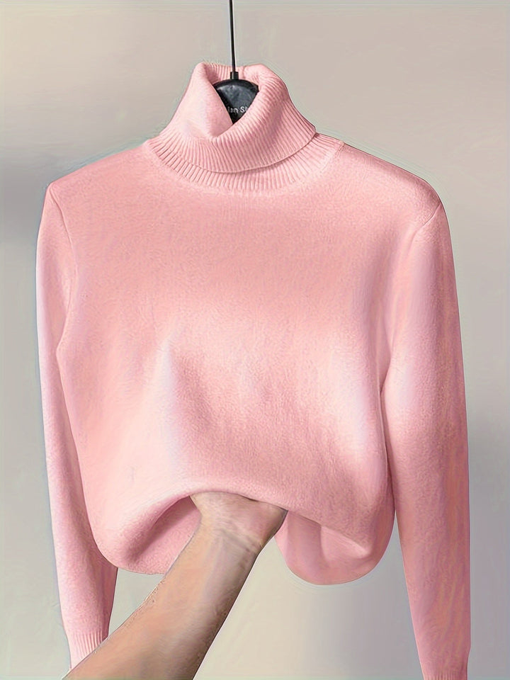 Selena | Cozy Lined High-Neck Sweater