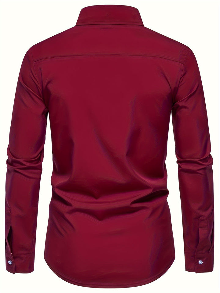 Anthony | Kontrast Trim Button-Up Skjorte