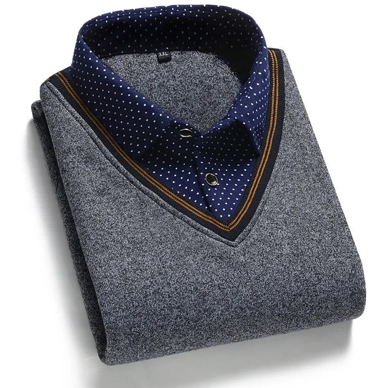 Wallace | Raffineret Mock-Krave Sweater