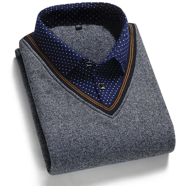 Wallace | Raffineret Mock-Krave Sweater